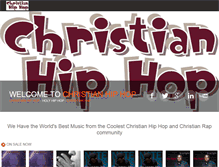 Tablet Screenshot of christianhiphop.com